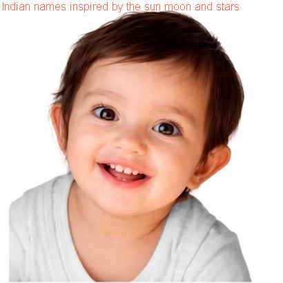 Indian Names Inspired By The Sun Moon And Stars